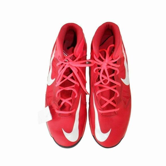 Nike Prime Hype DF red sneakers basketball shoes - Picture 1 of 5